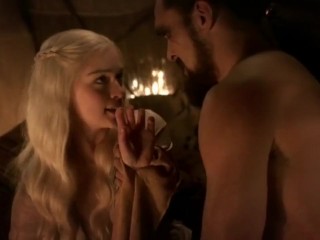 Emilia Clarke real sex scene – Game of Thrones